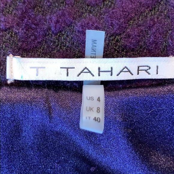 Tahari Wool Blend Wrap Coat - Picture 6 of 8